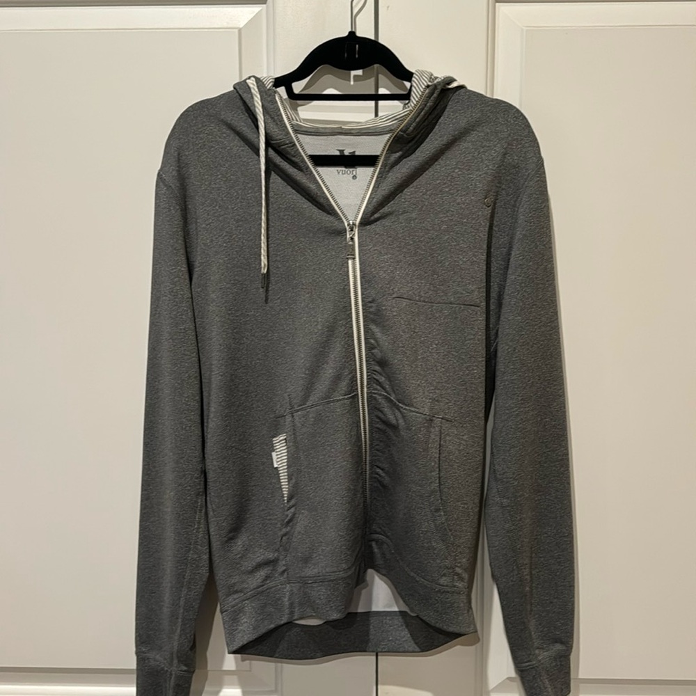 Vuori hoodie grey sz small